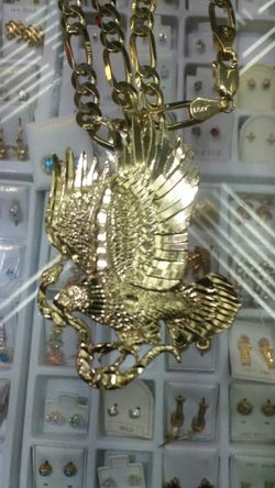 14k gold eagle 8.3 grams $375 only the charm no chain