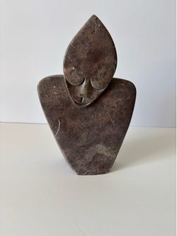 Vintage Zimbabwe African Shona Tribe “ Gift Muza”  Serpentine Stone Sculpture
