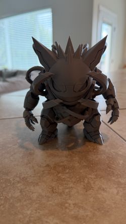 3d printed Gengar Pokemon.