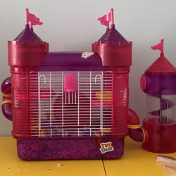 Princess castle 2024 hamster cage