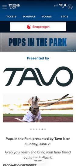 Dodgers Pup in the Park June 7th 2026