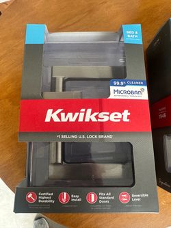 Kwikset Bed & Bath Door Lever Lock