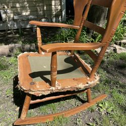 Original 50’s Rocking Chair/needs Seat