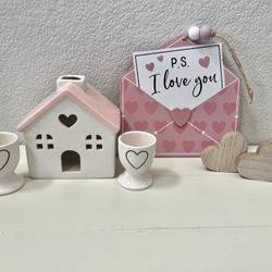 Valentines table decor bundle 