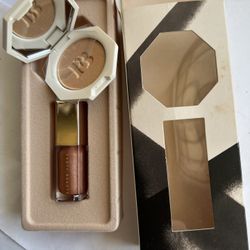 Fenty Beauty Bomb Baby Set Highlighter Hustla Baby Gloss Bomb Lip Fenty Glow NIB