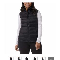  32 Degrees Ladies' Vest,  Green, Black , Beige