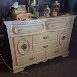 White Dresser $80 Obo