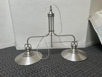 Two light ceiling lights