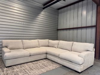 Cindy Crawford oversized sectional sofa couch 3 pieces