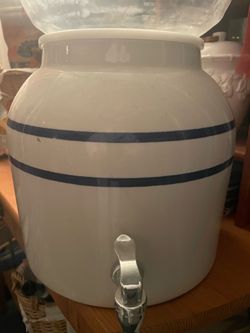 Water Crock & Glass bottle