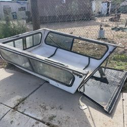 Camper Shell 63x81” And Cover Bed 6’x6’ Trailer Tires. 