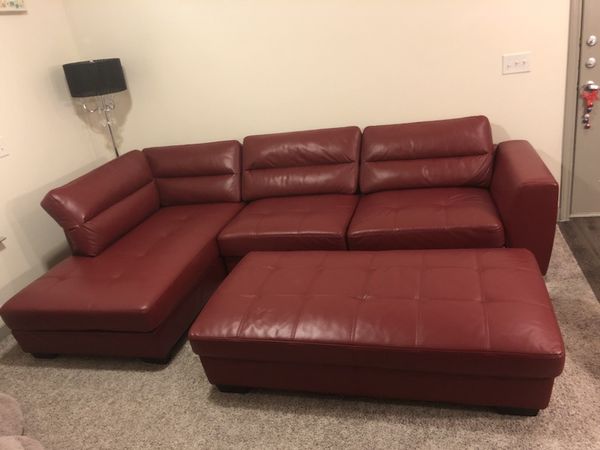 Rooms To Go Red Leather Sectional With Ottoman For In Corpus Rooms To Go Red Leather Sectional With Ottoman
