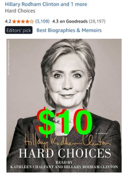 Hillary Rodham Clinton (Hard Choices 8 CD)