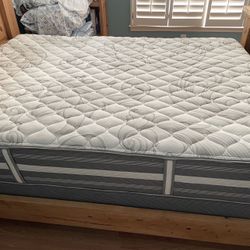Bed Frame + Box Spring + Mattress 
