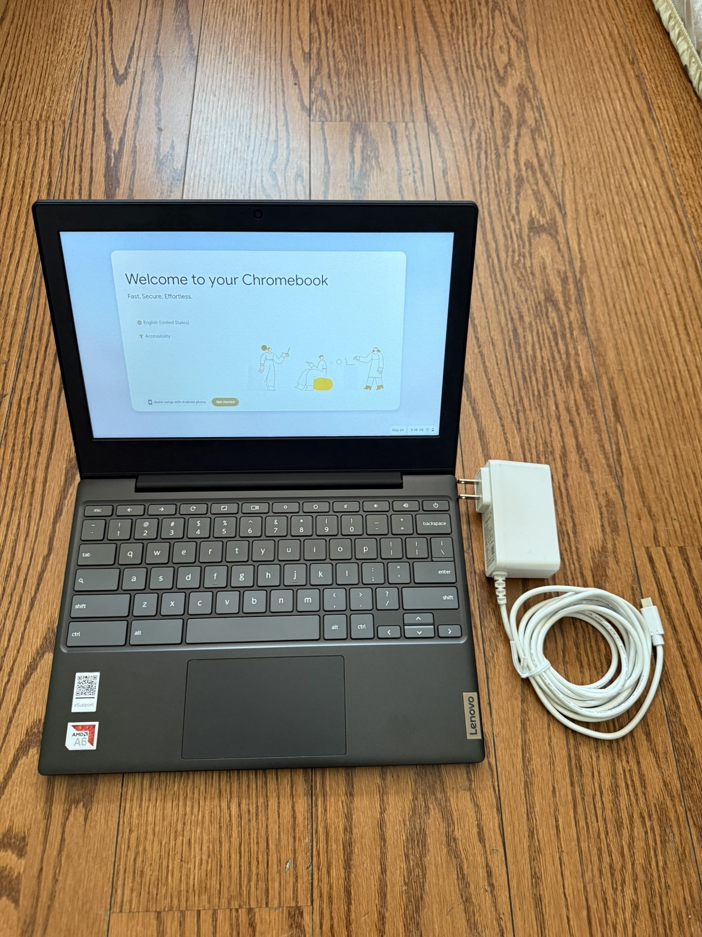 Lenovo Chromebook 11”/4GB RAM/32GB eMMC/Fully Functional/USB-c charger