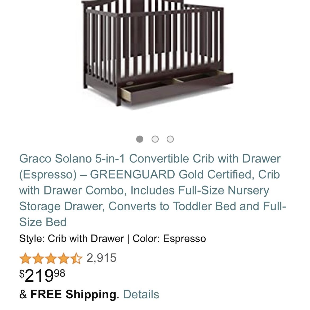 BRAND NEW Graco Baby Crib W Drawer for Sale in Woodbridge VA OfferUp
