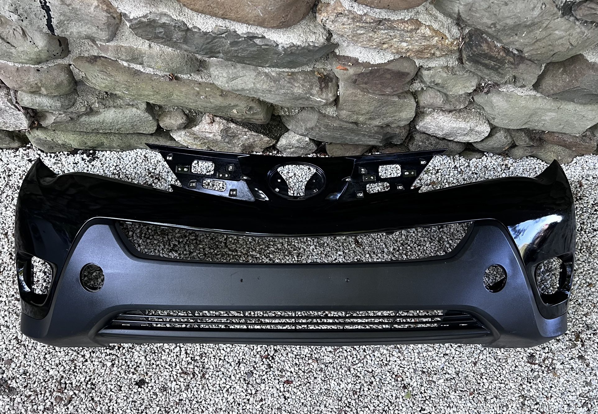 β
π 2013 2014 2015 TOYOTA RAV4 RAV 4 FRONT BUMPER COVER BLACK PAINT + LOWER VALANCE
