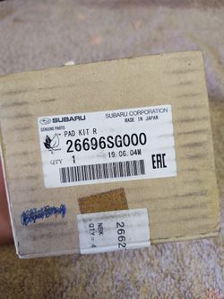 Brand New OEM Sealed Brake Pads Subaru Forester 2.0 # 26696sg000