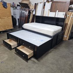 Twin Trundle Bed And Mattress 