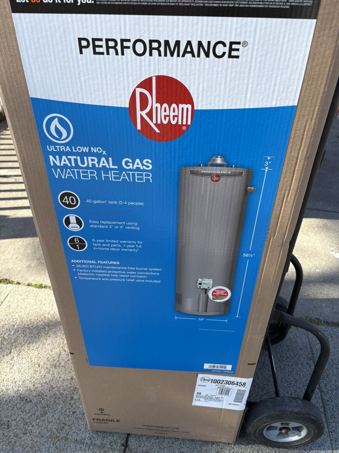 Rheem Water Heater