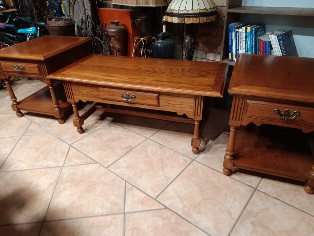 Vintage Broyhill Center & End tables