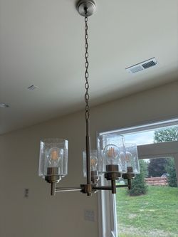 Pendant lights / chandelier/ bathroom /fixtures / brush nickel