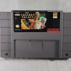 Super Caesars Palace Super Nintendo Game Cartridge Only (1993)