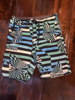 4 pairs of Boys board shorts-size 27 Salty crew, volcom, vans