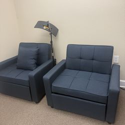 3 Chair bed convertible - $90 each