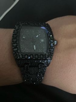 Iced Out Men’s Watch Black