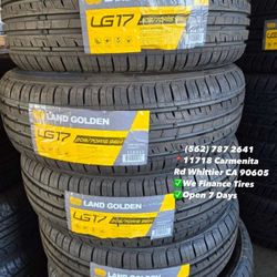205/70R15 Land Golden Set of Tires Installed and Balanced Set de Llantas Nuevas Instaladas y Balanceadas