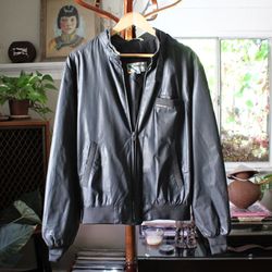 70s Members Only Jacket, Black, M-L