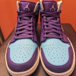 Jordan 1  Purple Aqua (New)