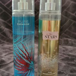 Bath And Body Works Pure Paradise Spray And In The Stars Spray Fragrance