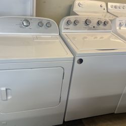 Whirlpool Top Load Washer With Agitator And Gas Dryer Set 