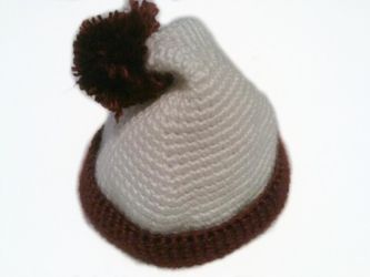 Christmas Baby Santa Hat/Photography Prop/Hand Crocheted