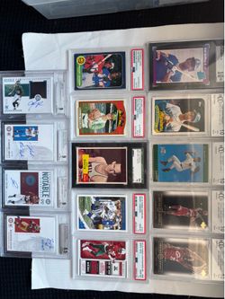 Graded Sports Card Lot PSA BGS Autographs
