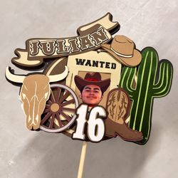 Customer Cake Toppers Western