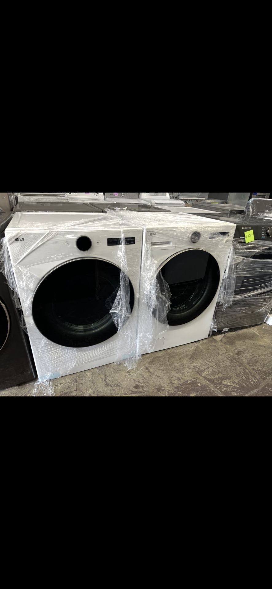LG set Washer And Dryer Front Load “white”