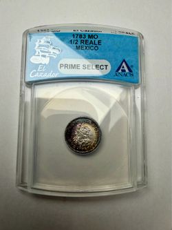 1783 1/2 REALE MEXICO super nice details and patina