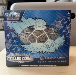 Pokemon Stellar Crown Pokemon Center Elite Trainer Box ETB Exclusive Sealed