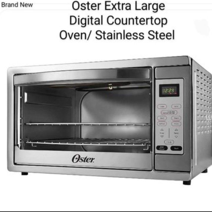 Brand New Oster Extra Large Digital Countertop Oven Stainless Steel
