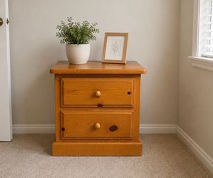 Solid Wood Nightstand