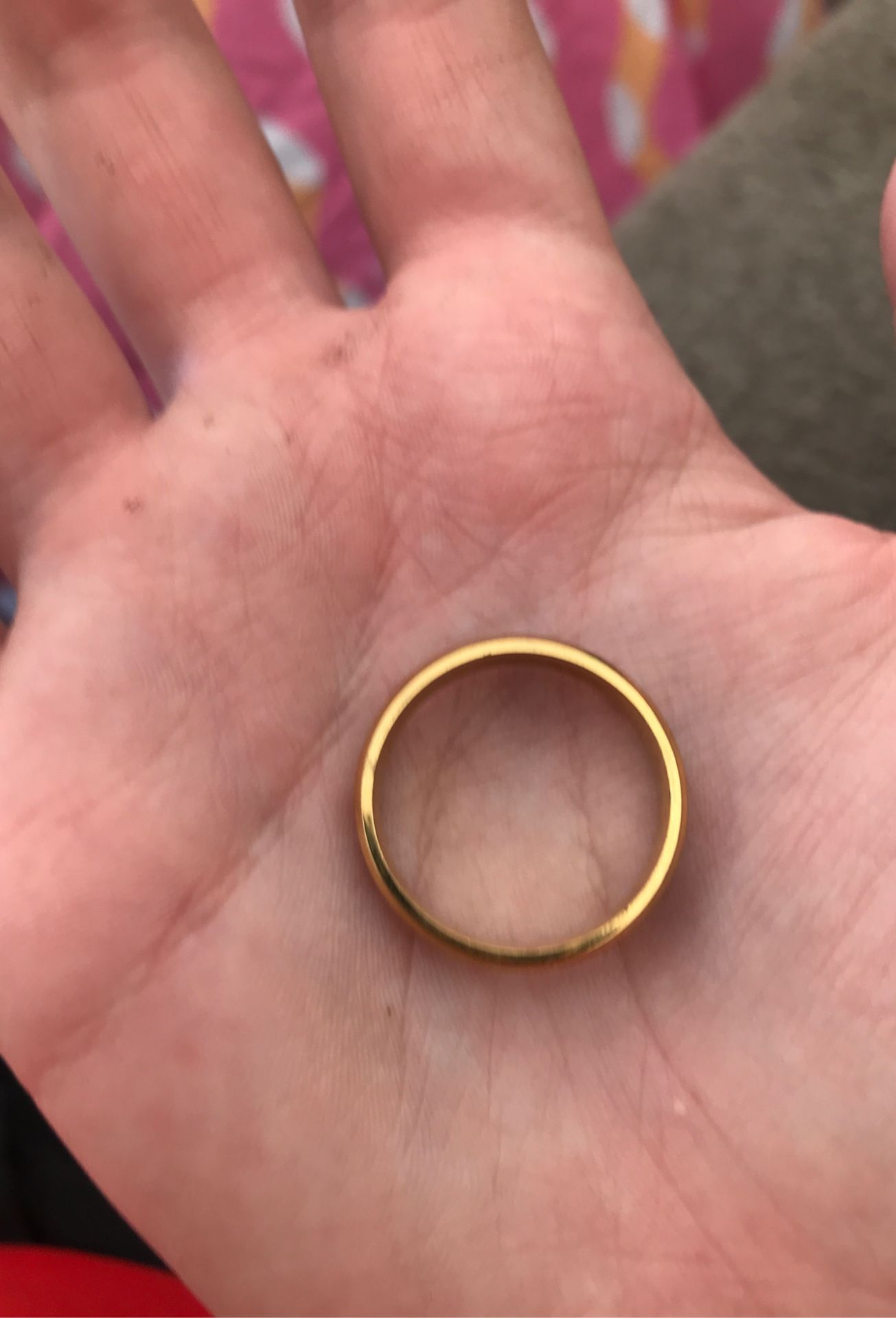Fake wedding ring