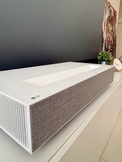LG HU85LS 4K Ultra Short Throw Laser Projector + Motorized ALR Screen — Selling as Bundle