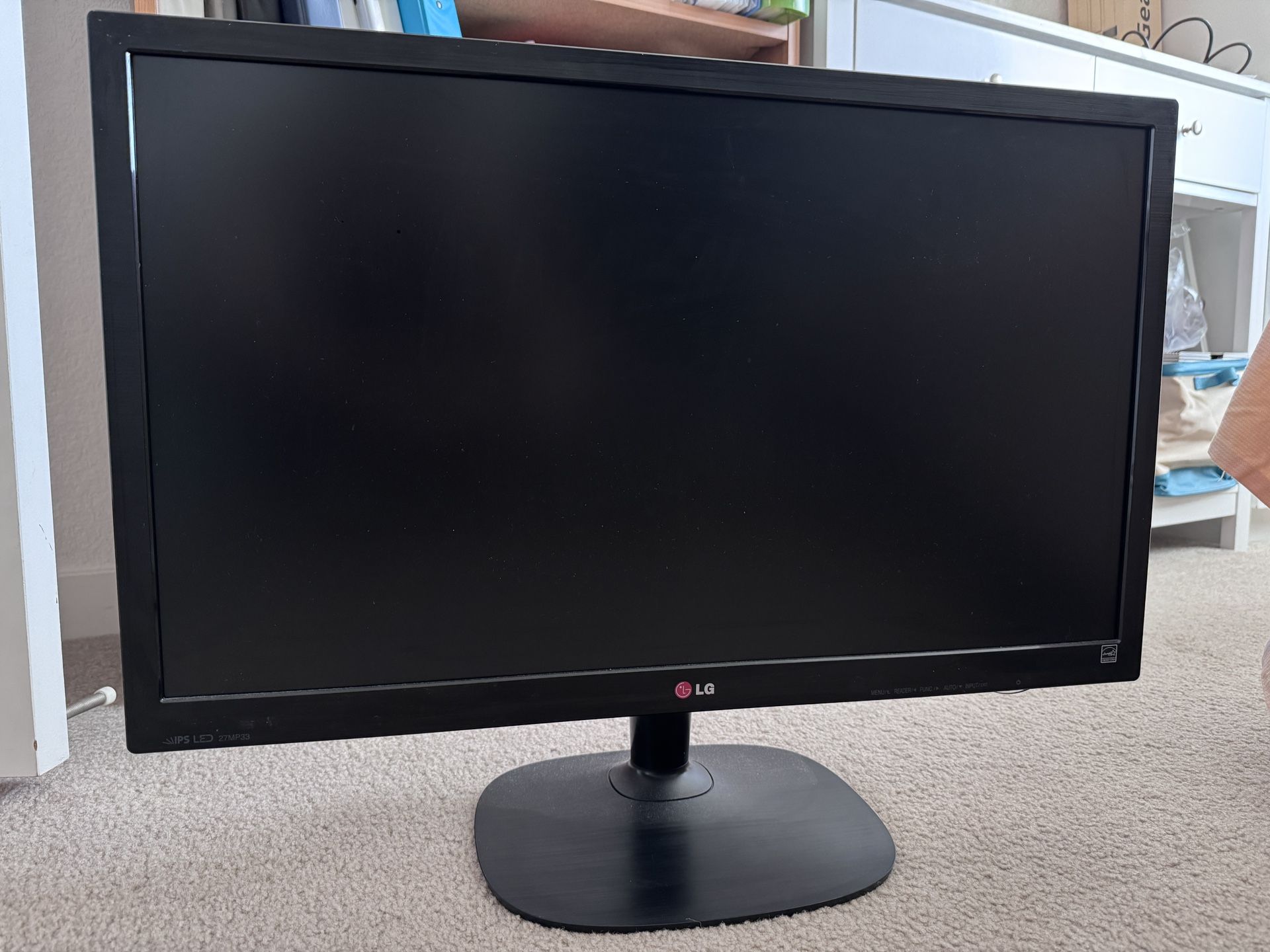 LG 27MP33HQ-B 27" IPS 5ms 1920x1080 Widescreen IPS LCD Monitor w/ Stand & Charge