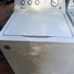 White Amana Washing Machine 