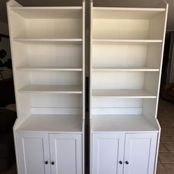 IKEA HAUGA cabinets sold as a pair only. 