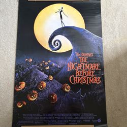 Nightmare Before Christmas Movie Poster (27”x40”)