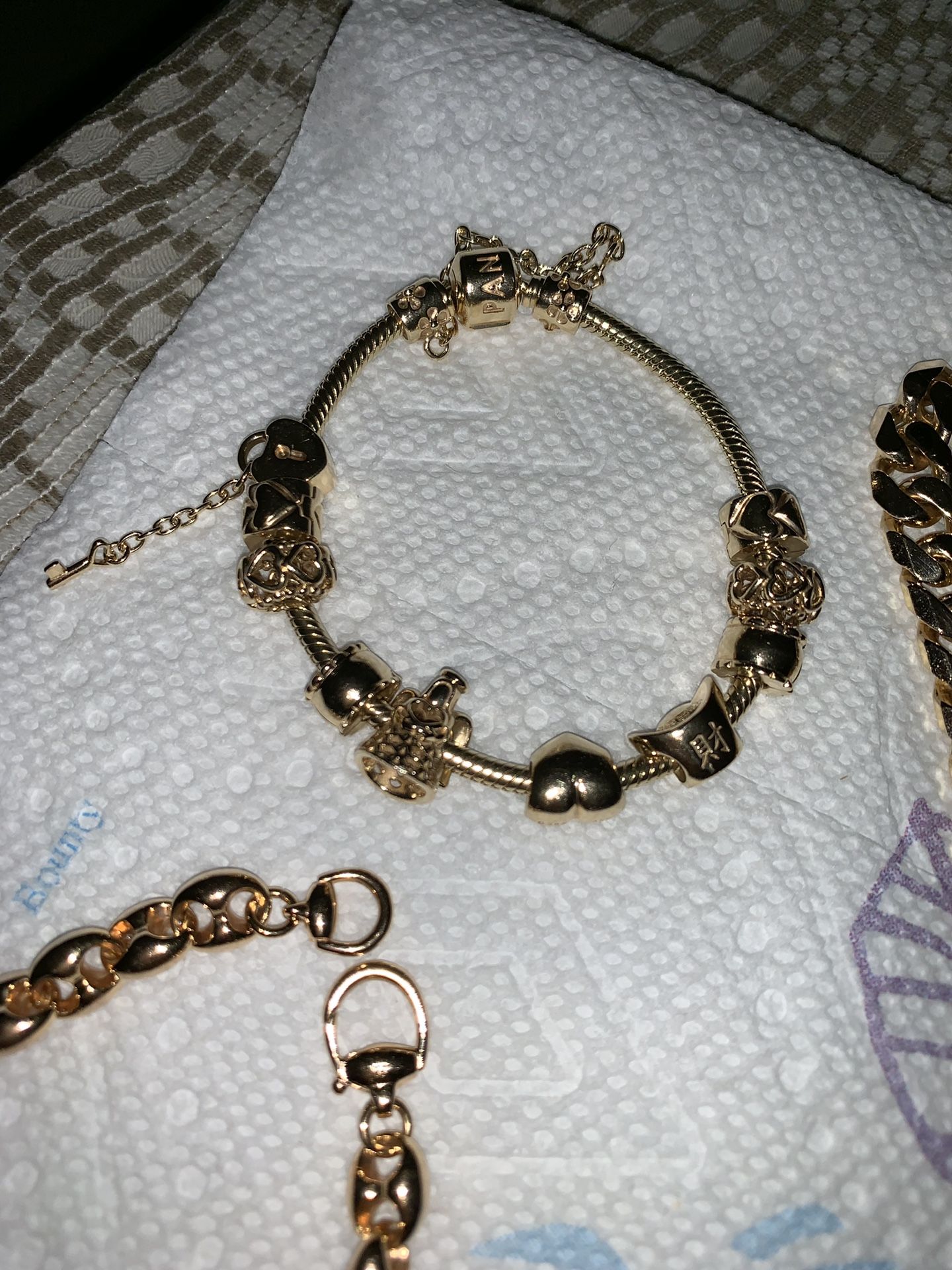 14 K Pandora Bracelet